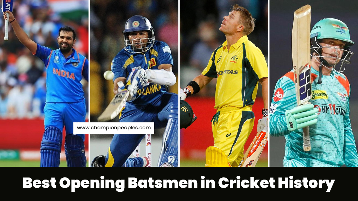 Best Opening Batsmen in Cricket History ChampionPeoples